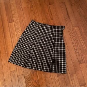 Schoolbelles Vtg Plaid Pleated Skirt